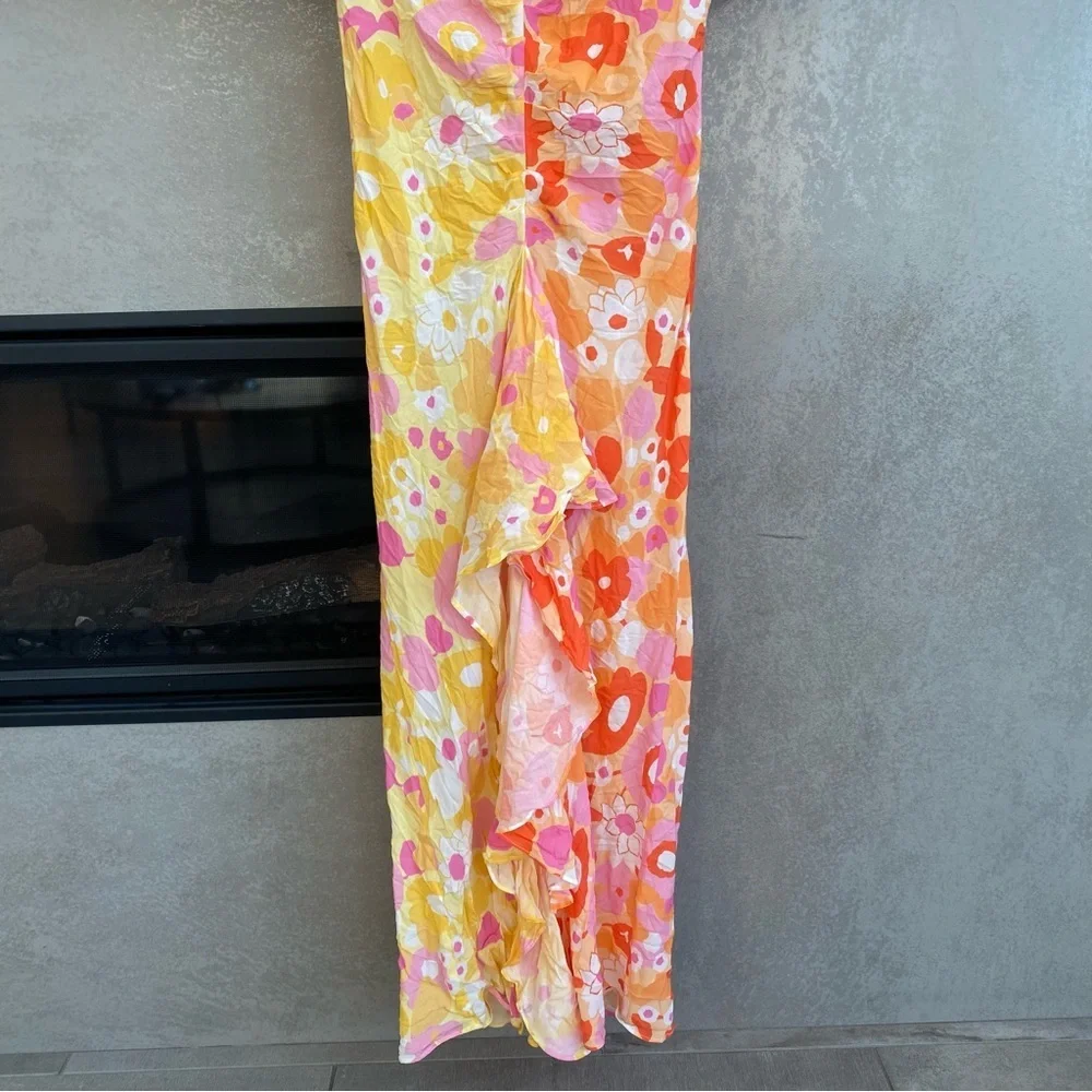 Rixo Ariel Ruffle Maxi Dress, Size XXS (2) - Picture 10 of 16